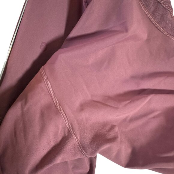 Lululemon Wunder Under High-Rise Tight 28” Flocked Mesh Plumful – Size 12 - Picture 7 of 9